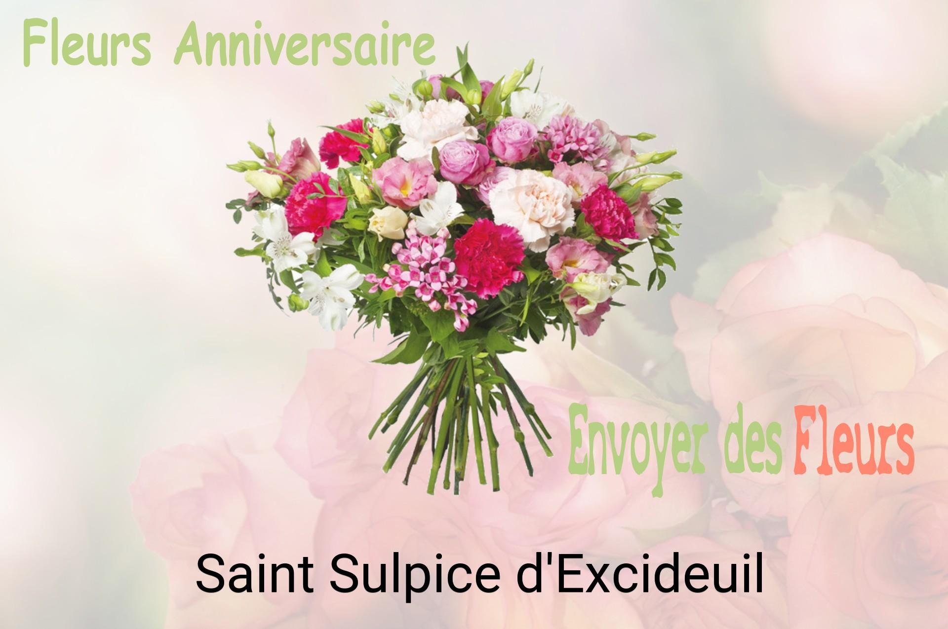 Bouquet de fleurs d’anniversaire livré à Saint-Sulpice-d'Excideuil