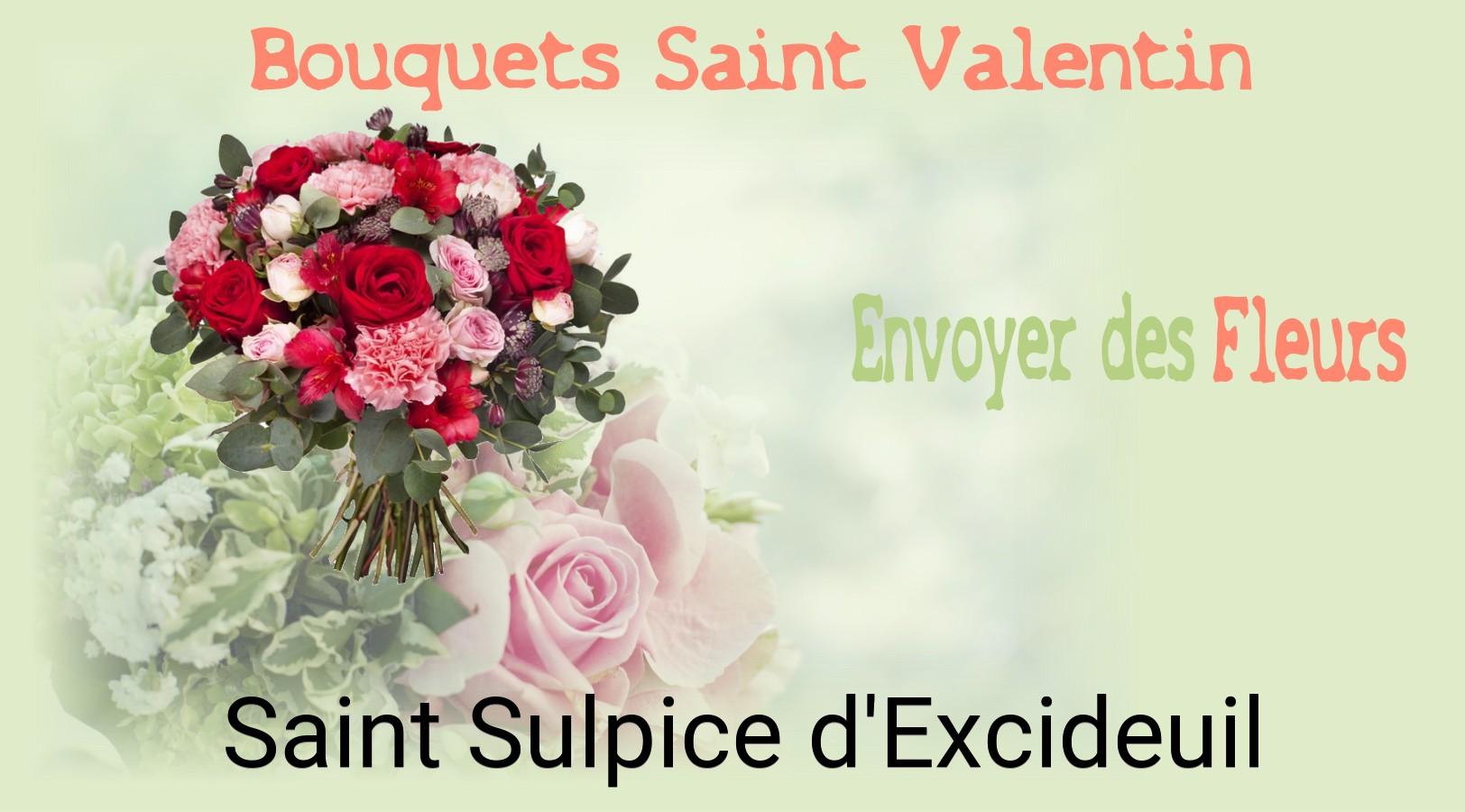 Roses de Saint-Valentin livrées à Saint-Sulpice-d'Excideuil